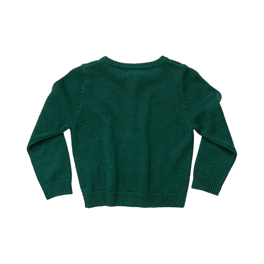 Evergreen Bow Holiday Sweater
