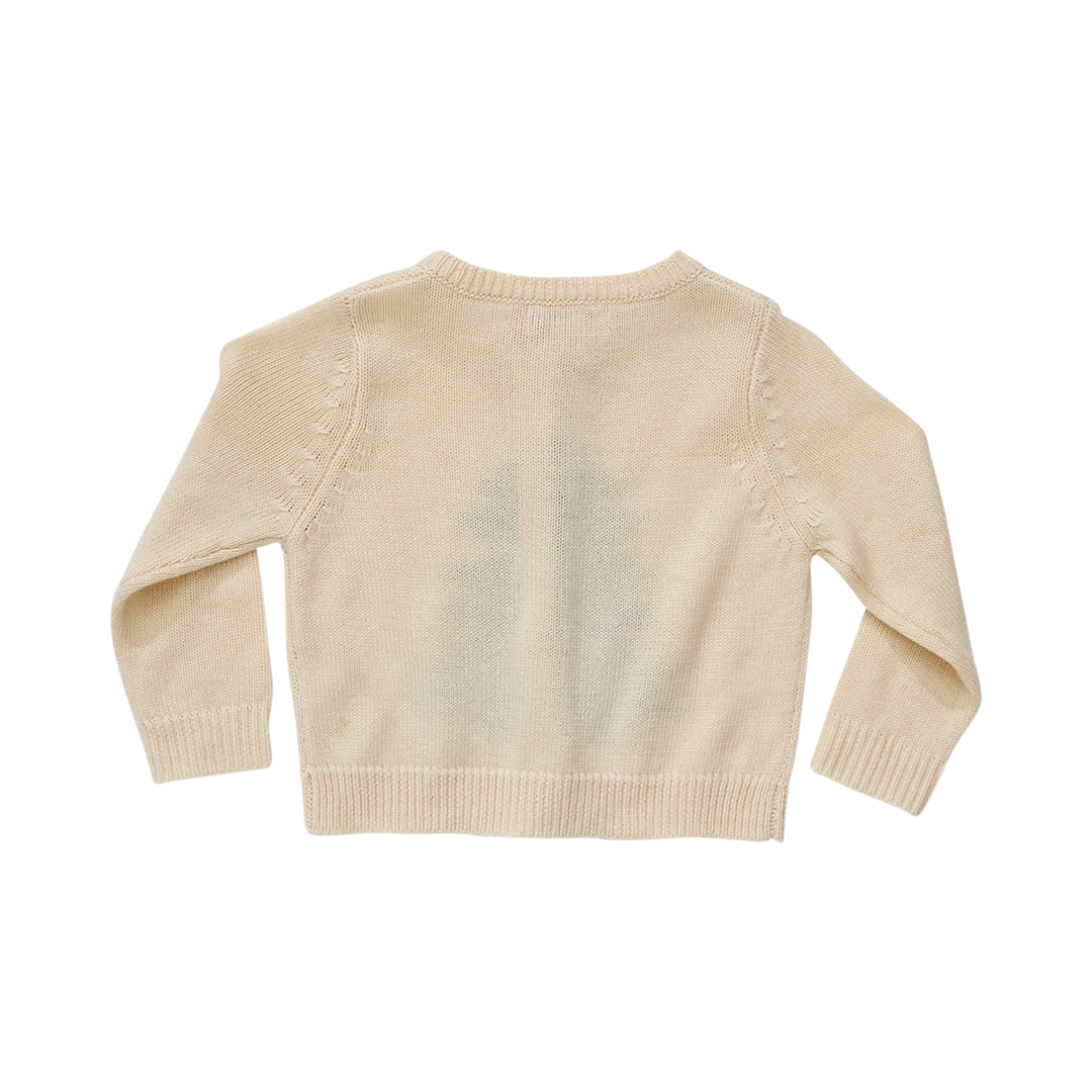 Cream Tree Baby Holiday Sweater