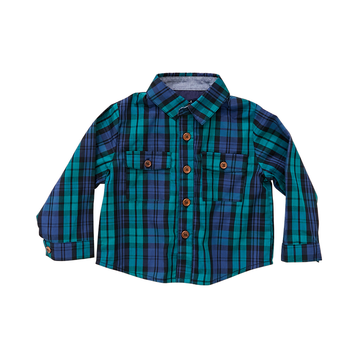 Blackwatch Tartan Baby Jack Shirt