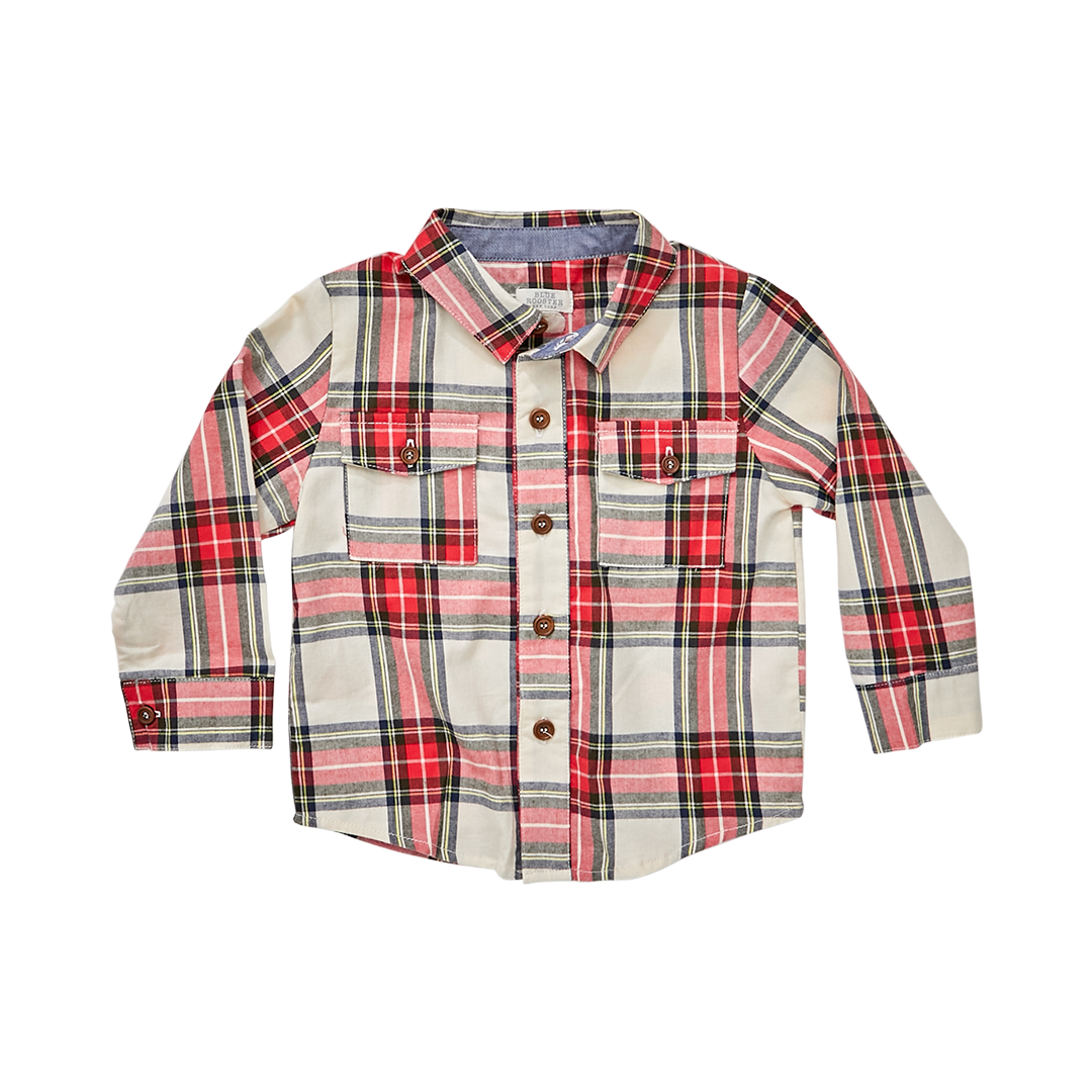 Snow Tartan Baby Jack Shirt