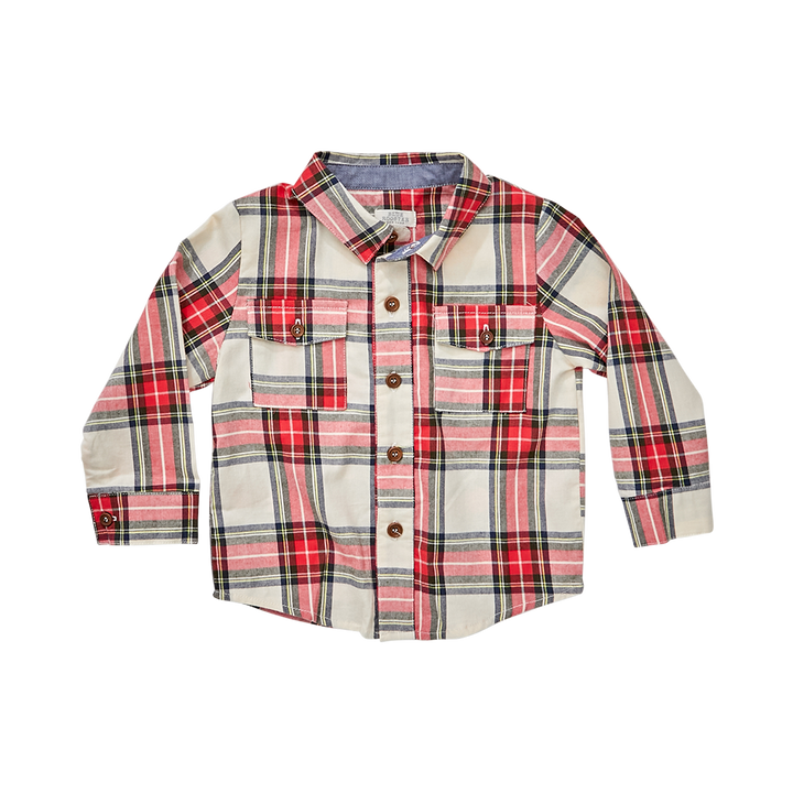 Snow Tartan Baby Jack Shirt