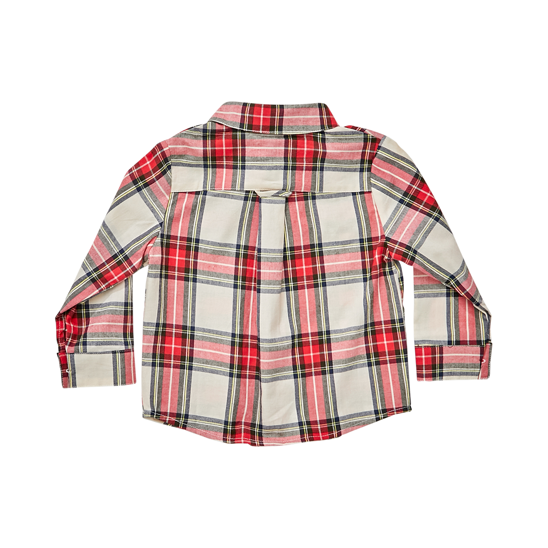Snow Tartan Baby Jack Shirt