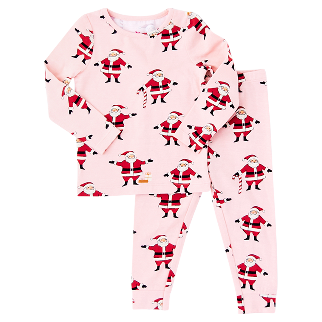 Strawberry Cream Santas Baby/Kid/Adult Holiday PJ Set