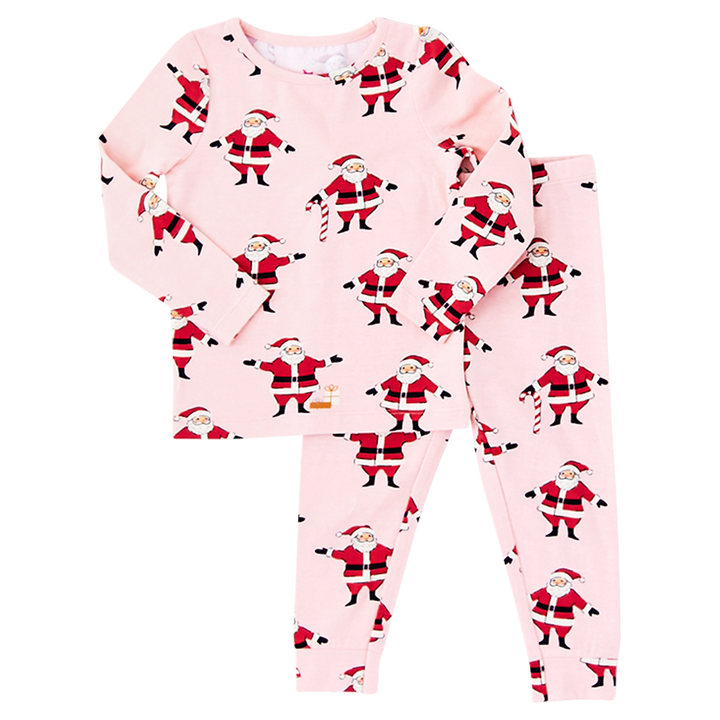 Strawberry Cream Santas Baby/Kid/Adult Holiday PJ Set