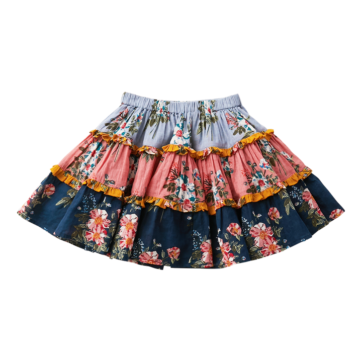 Mixed Franken Florals Allie Skirt