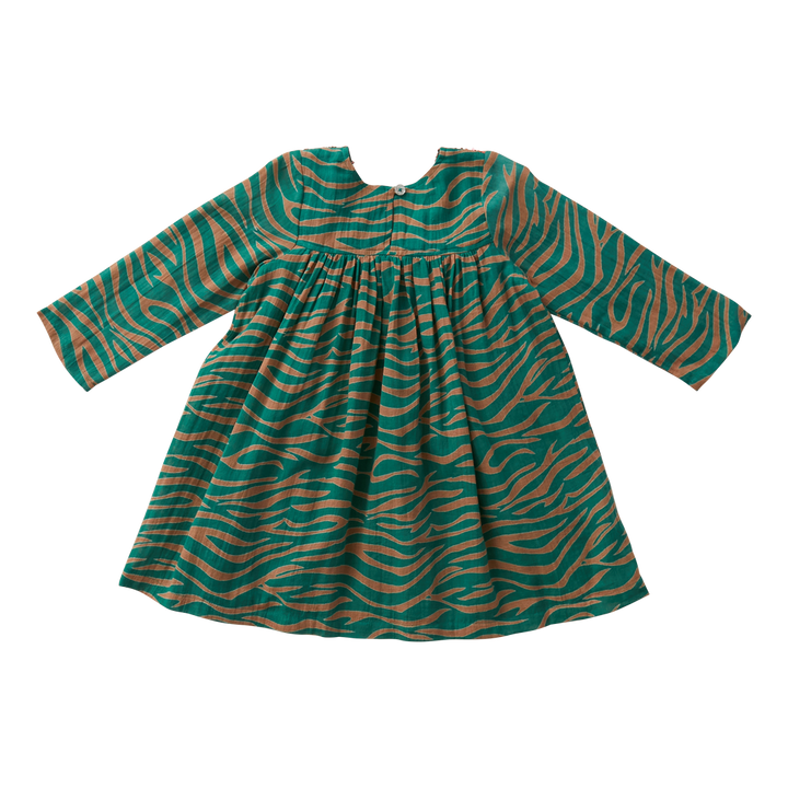 Green/Thrush Zebra Courtney Dress