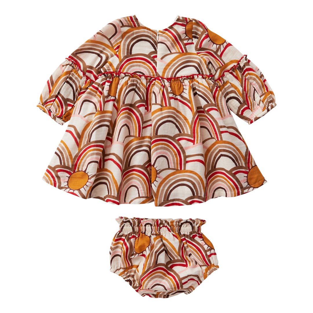 Antique White Rainbows Cecelia Dress Set