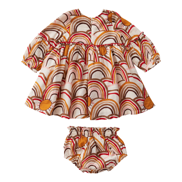 Antique White Rainbows Cecelia Dress Set