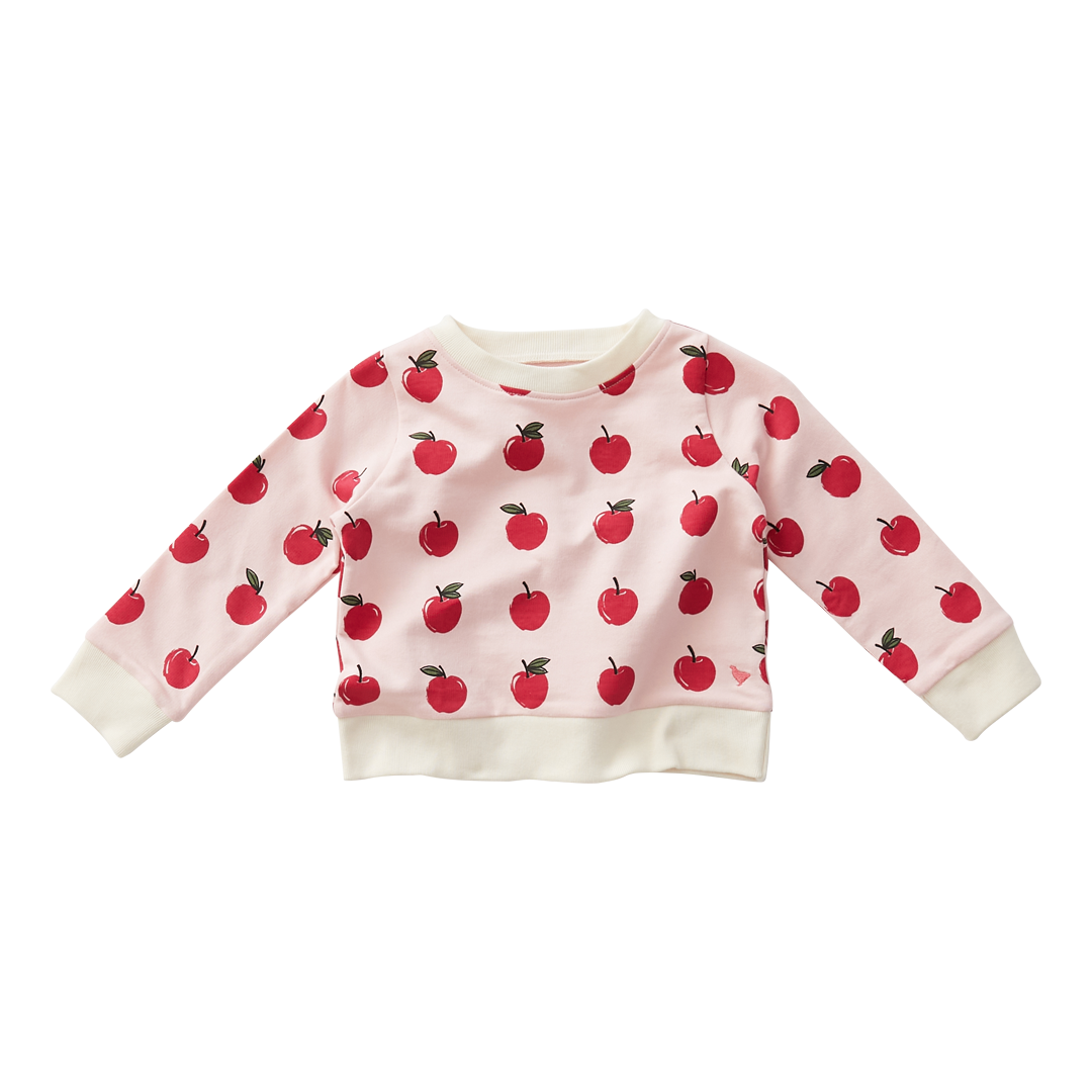 Strawberry Cream Apples Organic Sweatshirt