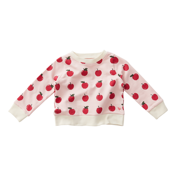 Strawberry Cream Apples Organic Sweatshirt