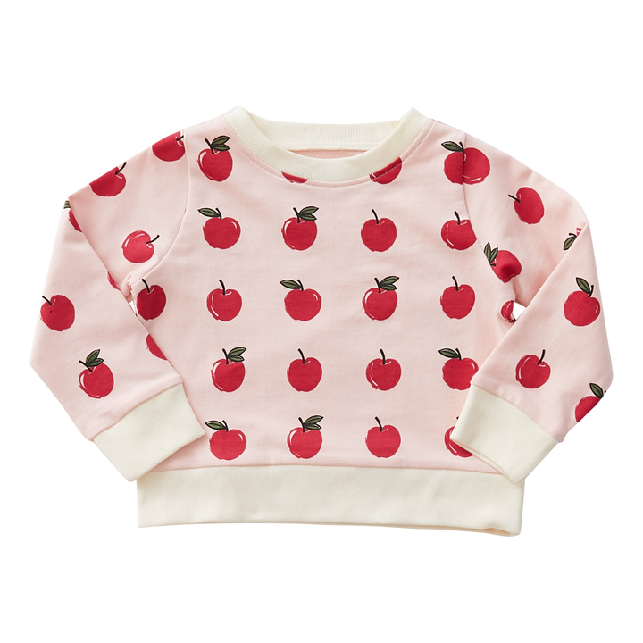 Strawberry Cream Apples Organic Sweatshirt