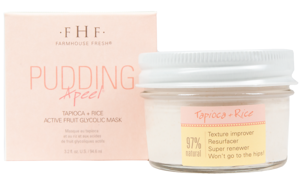Pudding Apeel® Tapioca + Rice Active Fruit Glycolic Mask
