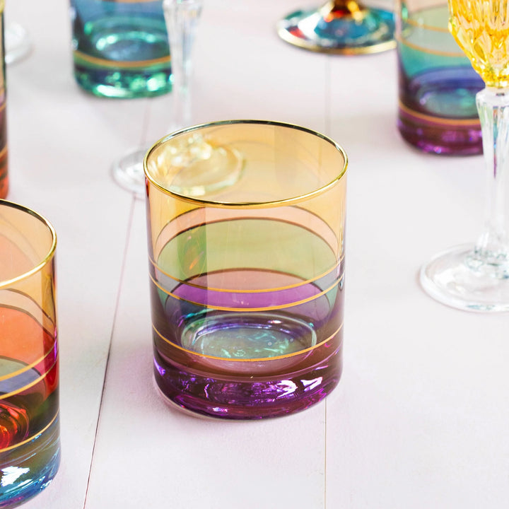 Regalia Deco Assorted Double Old Fashioned - Set of 4