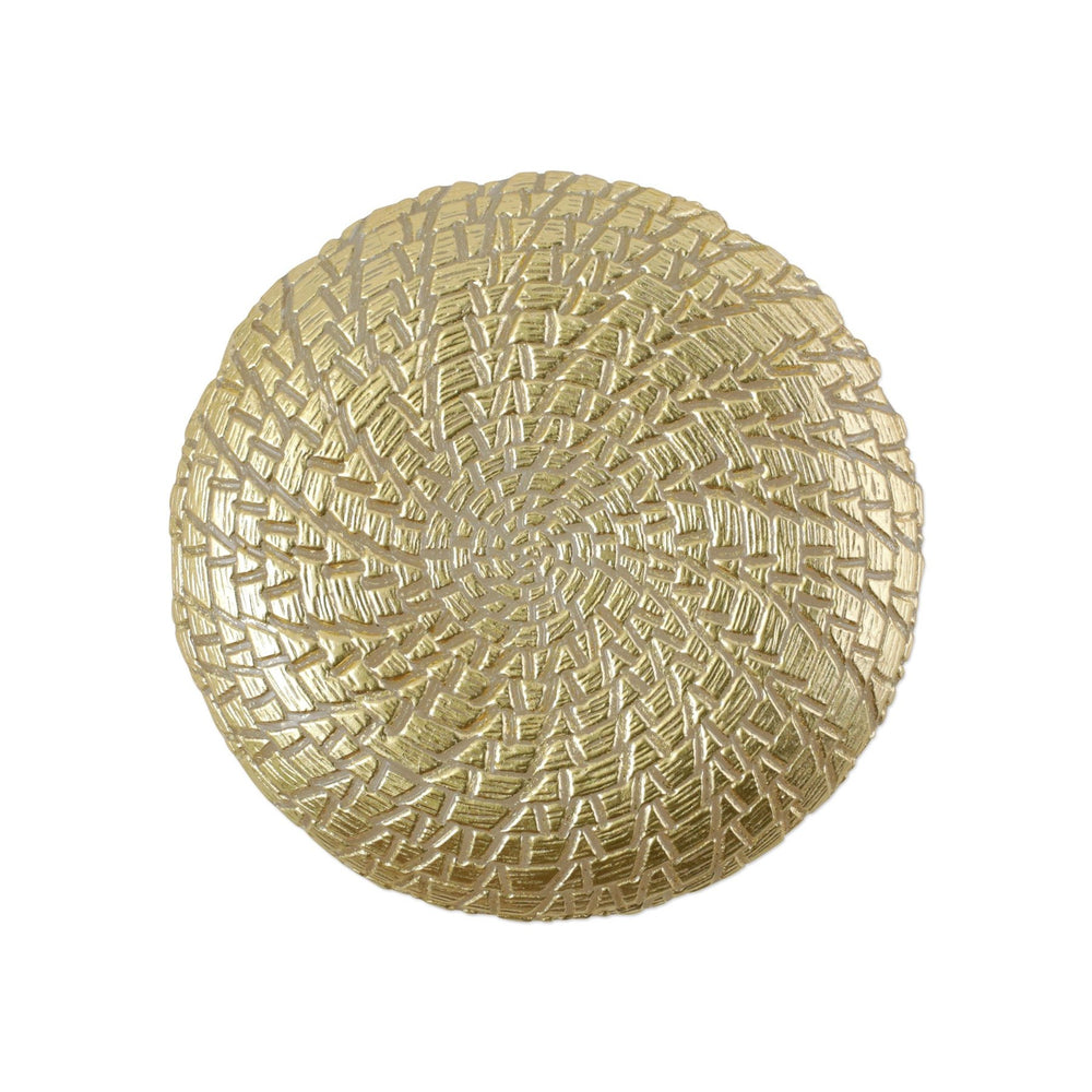 Rufolo Glass Gold Crocodile Salad Plate
