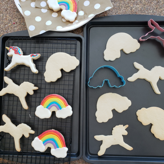 Rainbows & Unicorns Cookie Cutters - Set of 2