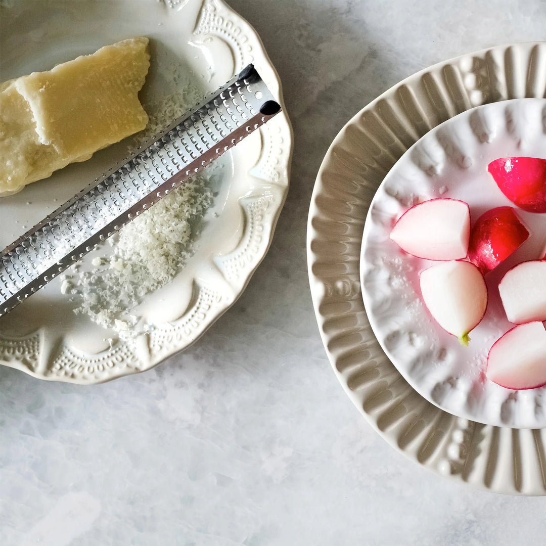White Incanto Stone Lace Salad Plate 