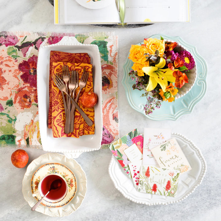 White Incanto Stone Lace Salad Plate 