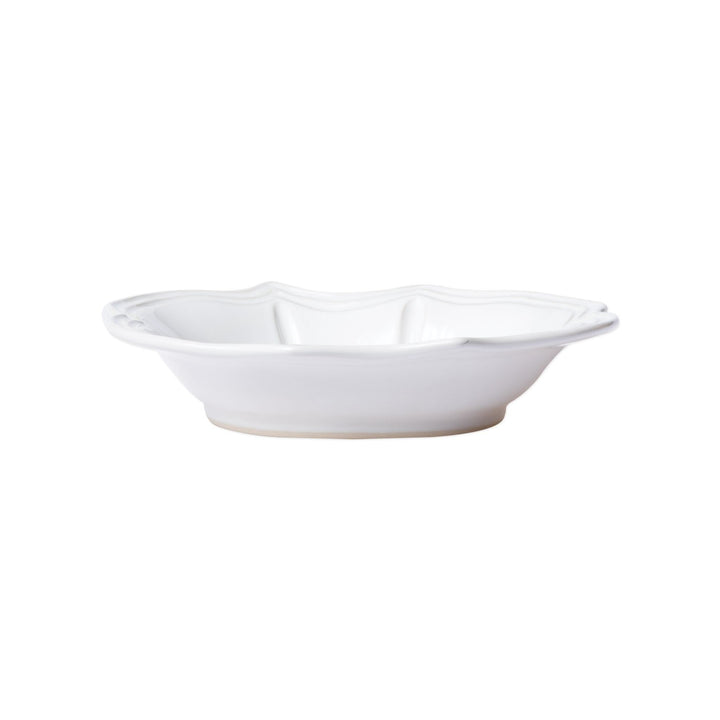 White Incanto Stone Baroque Pasta Bowl
