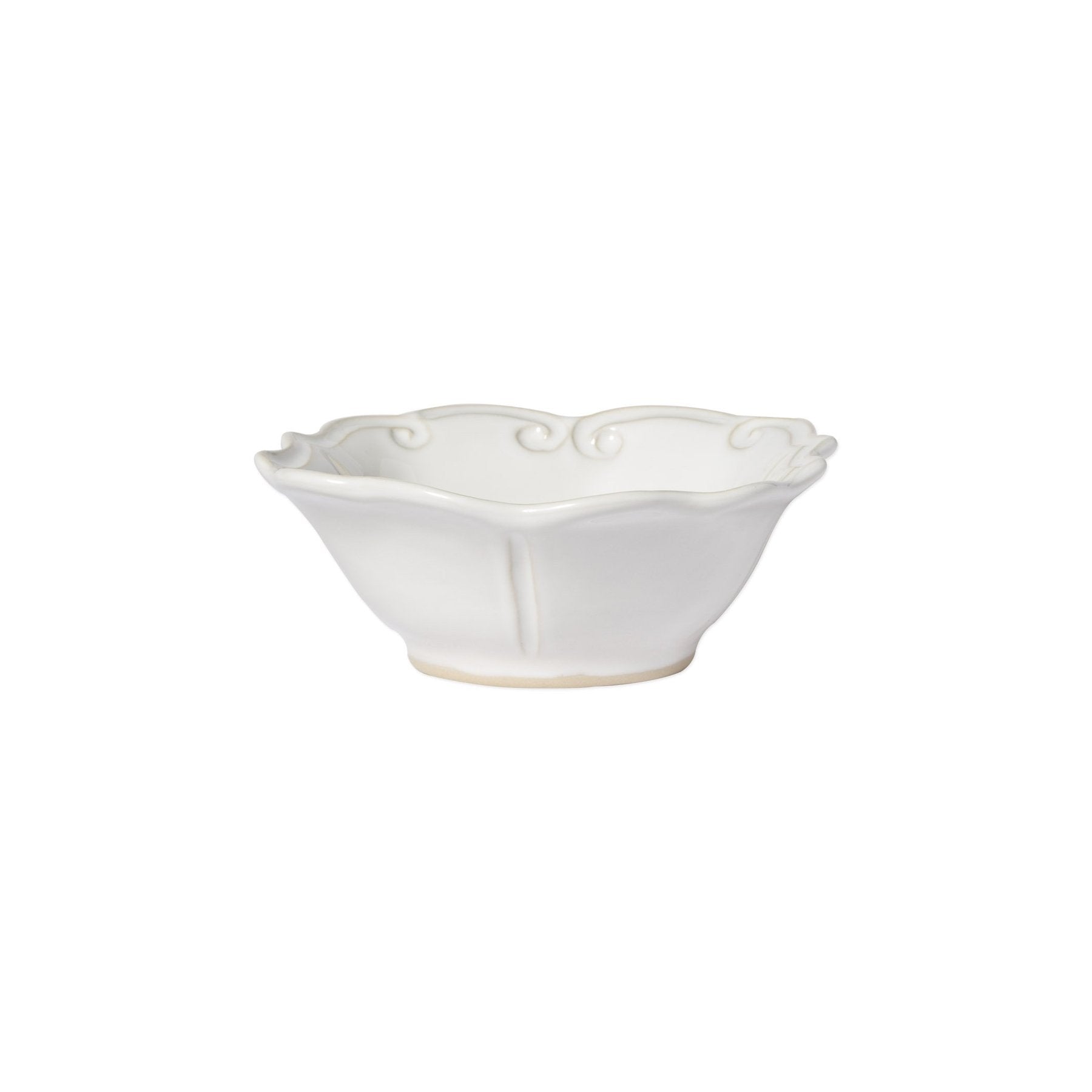 White Incanto Stone Baroque Cereal Bowl