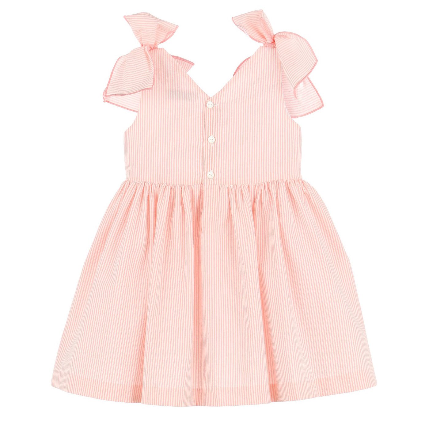 Peach Cul-De-Sac Summer Bow Dress