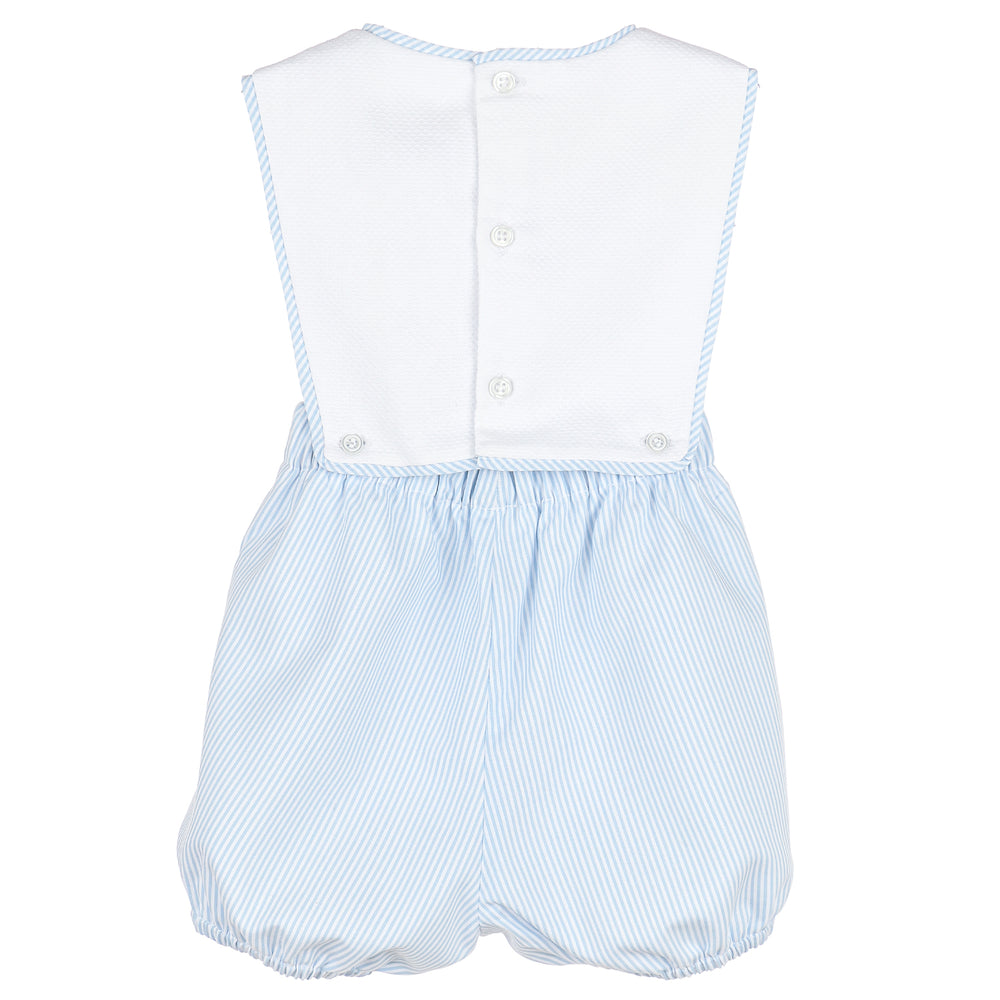 Boy's Blue Lakeside Stripes Overall