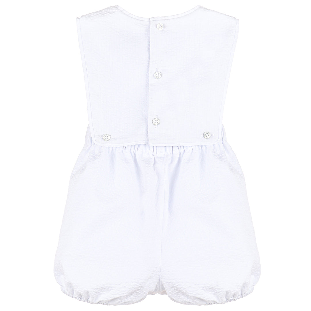 White Sip&See Boy Overall