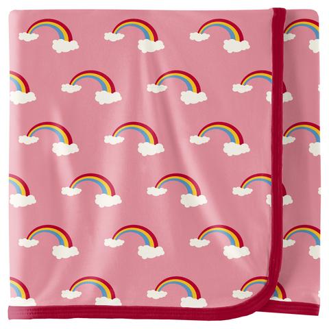 Strawberry Rainbows Swaddling Blanket