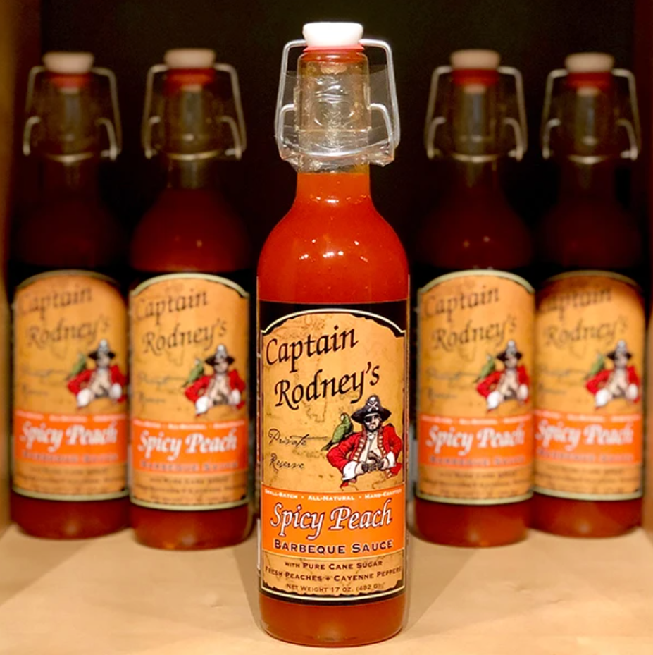Captain Rodney's Spicy Peach Boucan Glaze - Private Reserve - 17oz