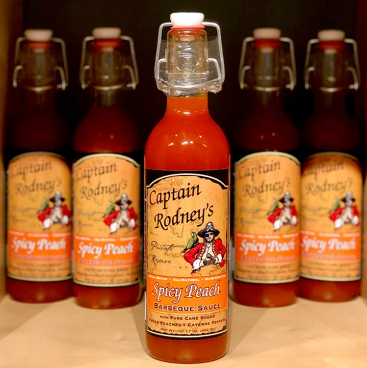 Captain Rodney's Spicy Peach Boucan Glaze - Private Reserve - 17oz
