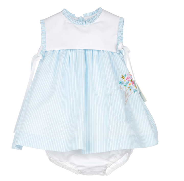 Blue Easton Stripes Dress