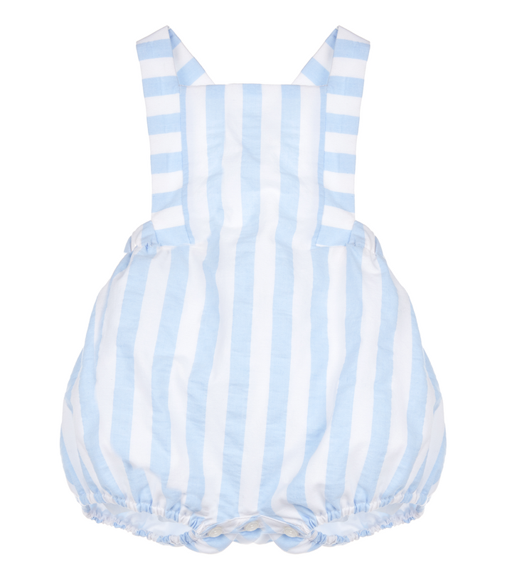 Blue Sunny Stripe Boy Overall