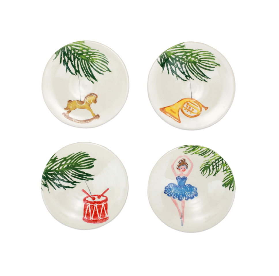 Nutcrackers Assorted Canape Plates