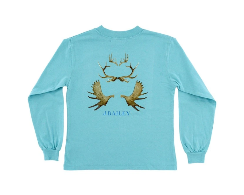 Antlers Ocean Long Sleeve T-Shirt