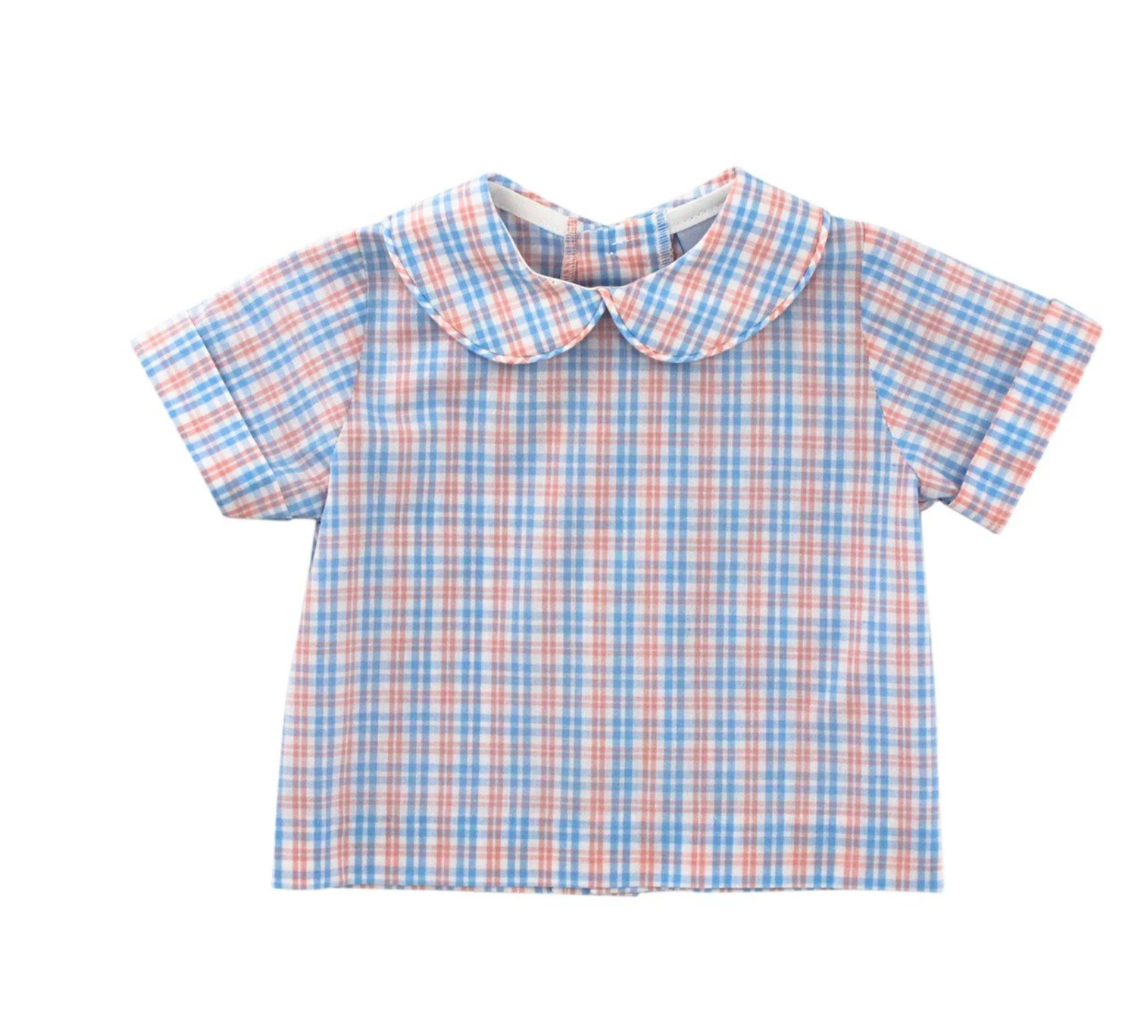 Augusta Plaid/Sky Boy's Piped Shirt
