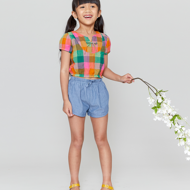 Multi Squares Lori Top