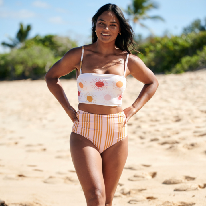 Multi Sunrise Courtney Tankini Top