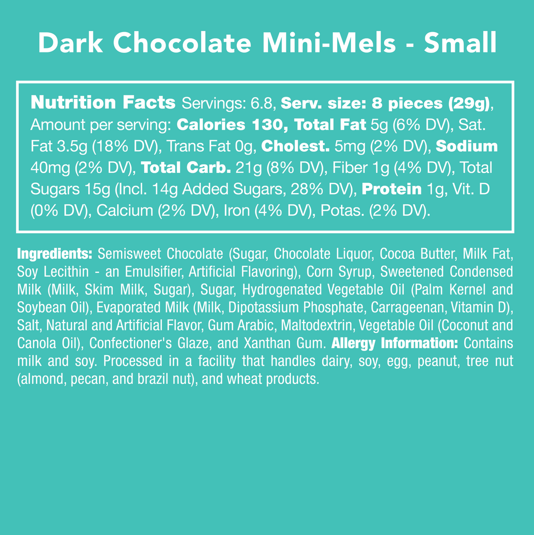 Dark Chocolate Mini-Mels