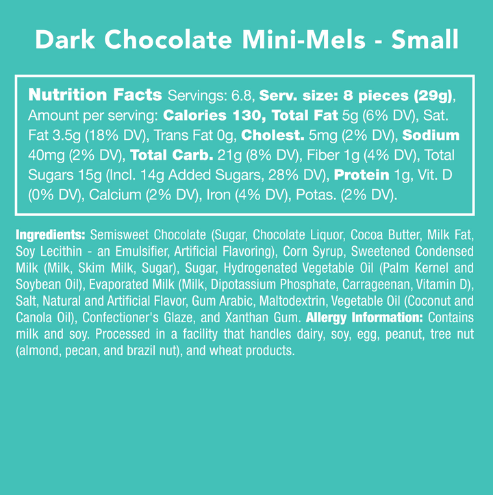 Dark Chocolate Mini-Mels
