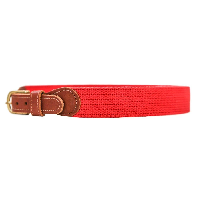 Red Canvas Buddy Belt