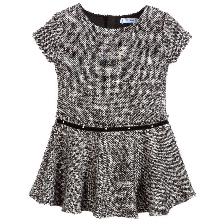Black & White Tweed Dress 