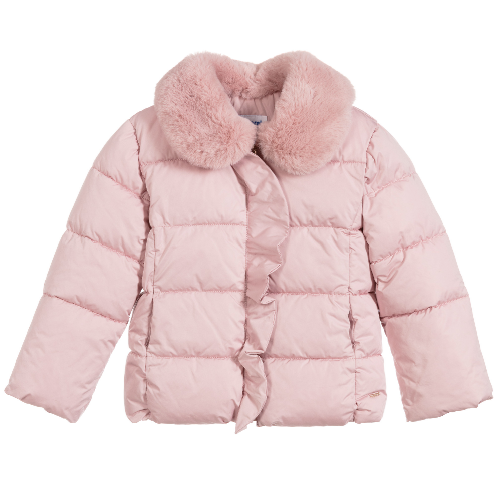 Pink Puffer Coat 