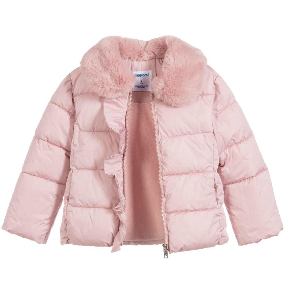 Pink Puffer Coat 
