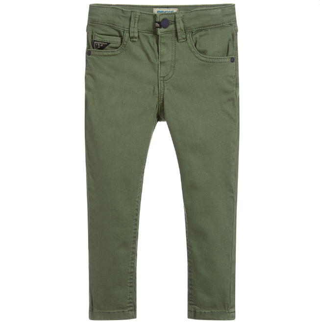 Green Slim Fit Trousers