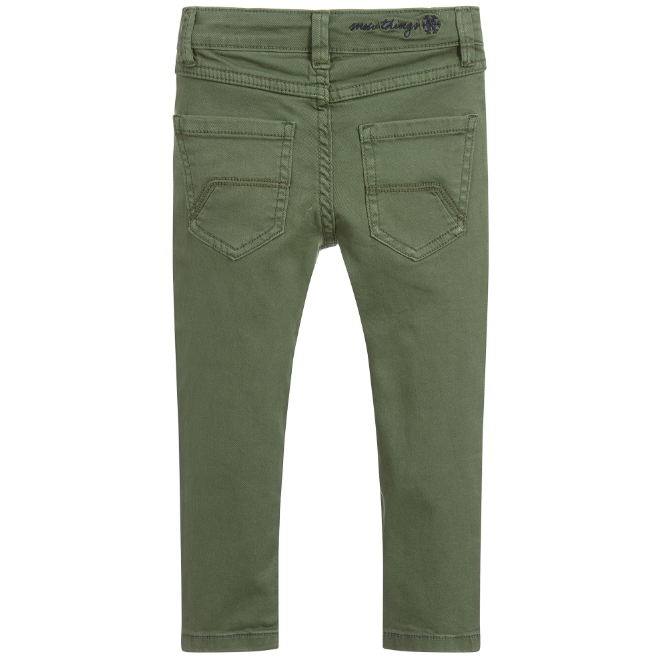 Green Slim Fit Trousers