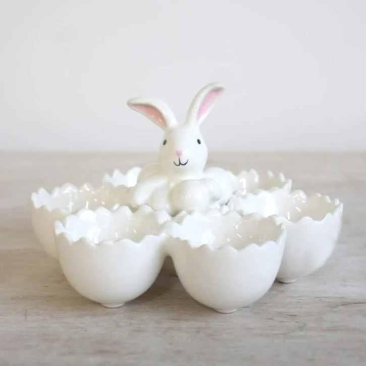 Prescott Bunny Egg Dish