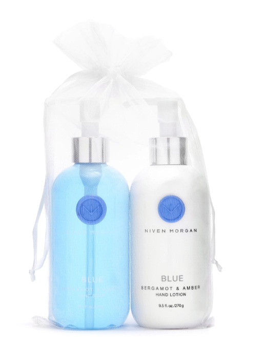 Blue Hand Lotion & Hand Soap Set 