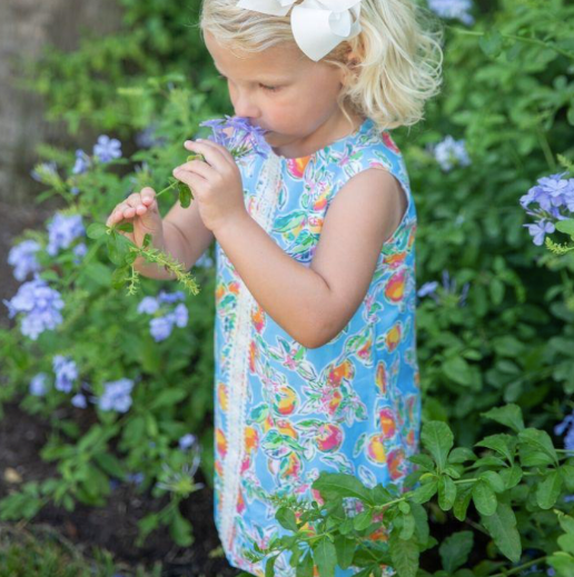 Oranges Print Liza B Dress