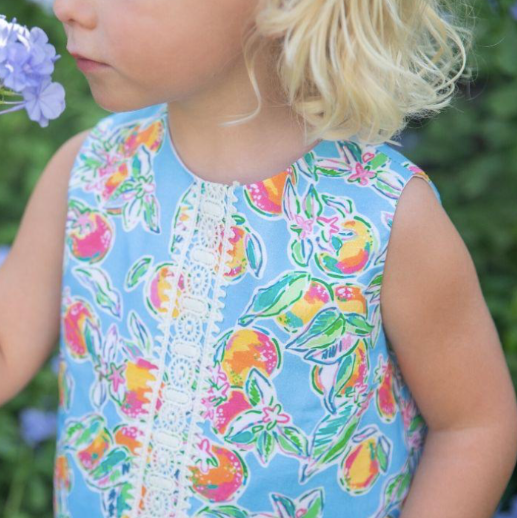 Oranges Print Liza B Dress