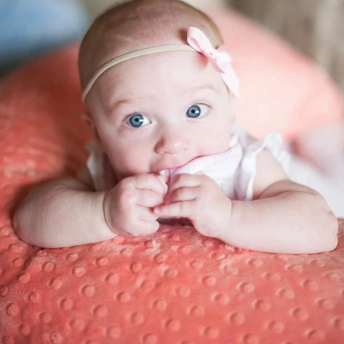 Papaya Dot Nursing Pillow