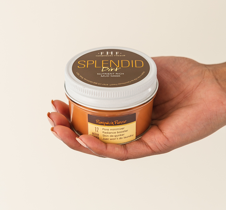 Splendid Dirt Nutrient Mud Mask with Organic Pumpkin Puree